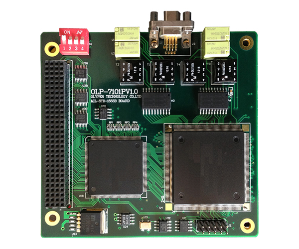 OLP-7101P，PCI-104接口，2通道，多功能，1Mbps，1553B总线通信模块